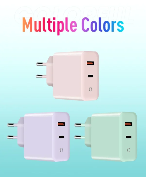 Le chargeur PD38CA GaN 38 W est conçu pour fonctionner avec une large gamme d'appareils, notamment la Surface Pro, le MacBook, l'iPad et d'autres appareils USB-C. Grâce à la technologie GaN avancée, ce chargeur assure une charge rapide et efficace tout en conservant un format compact. Idéal pour les professionnels, les voyageurs et les étudiants en déplacement, il fournit la puissance nécessaire au bon fonctionnement de vos appareils. Il est également doté de multiples fonctions de sécurité pour éviter la surchauffe et la surcharge.